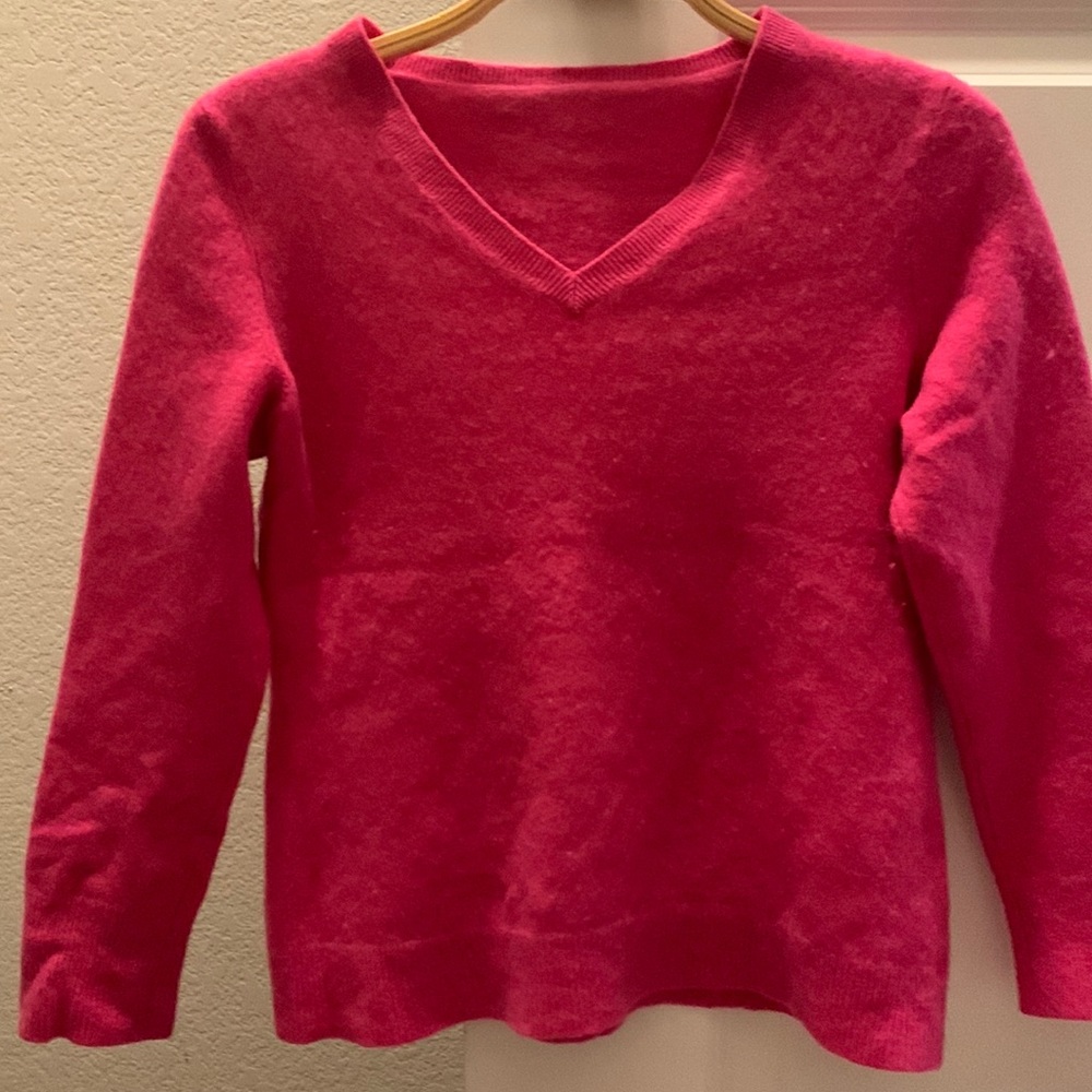 cashmere sweater pink